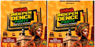 Envoy Underholdning to host Ghana Independence